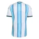 Men's Argentina National Team Blank White Authentic FIFA X World Cup 2026 Home On Field Soccer Jersey
