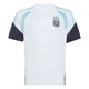 Men's Argentina National Team Blank White Replica FIFA X World Cup 2026 Tiro Away Training Soccer Jersey