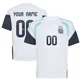 Men's Argentina National Team Custom ＃00 White Replica FIFA X World Cup 2026 Tiro Away Training Soccer Jersey