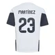 Men's Argentina National Team Emiliano Martínez ＃23 White Replica FIFA X World Cup 2026 Tiro Away Training Soccer Jersey