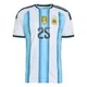 Men's Argentina National Team Facundo Medina ＃25 White Authentic FIFA X World Cup 2026 Home On Field Soccer Jersey
