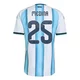 Men's Argentina National Team Facundo Medina ＃25 White Authentic FIFA X World Cup 2026 Home On Field Soccer Jersey