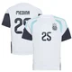 Men's Argentina National Team Facundo Medina ＃25 White Replica FIFA X World Cup 2026 Tiro Away Training Soccer Jersey