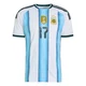 Men's Argentina National Team Giuliano Simeone ＃17 White Authentic FIFA X World Cup 2026 Home On Field Soccer Jersey
