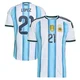 Men's Argentina National Team José Manuel López ＃21 White Authentic FIFA X World Cup 2026 Home On Field Soccer Jersey