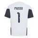 Men's Argentina National Team Juan Musso ＃1 White Replica FIFA X World Cup 2026 Tiro Away Training Soccer Jersey