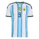Men's Argentina National Team Julián Álvarez ＃9 White Authentic FIFA X World Cup 2026 Home On Field Soccer Jersey