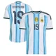 Men's Argentina National Team Nicolás Otamendi ＃19 White Authentic FIFA X World Cup 2026 Home On Field Soccer Jersey