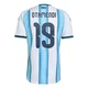 Men's Argentina National Team Nicolás Otamendi ＃19 White Authentic FIFA X World Cup 2026 Home On Field Soccer Jersey