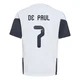 Men's Argentina National Team Rodrigo De Paul ＃7 White Replica FIFA X World Cup 2026 Tiro Away Training Soccer Jersey