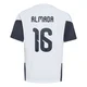 Men's Argentina National Team Thiago Almada ＃16 White Replica FIFA X World Cup 2026 Tiro Away Training Soccer Jersey
