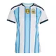 Women's Argentina National Team Blank White Replica FIFA X World Cup 2026 Home Soccer Jersey