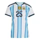 Women's Argentina National Team Facundo Medina ＃25 White Replica FIFA X World Cup 2026 Home Soccer Jersey