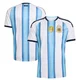 Youth Argentina National Team Blank White Replica FIFA X World Cup 2026 Home Soccer Jersey