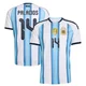 Youth Argentina National Team Exequiel Palacios ＃14 White Replica FIFA X World Cup 2026 Home Soccer Jersey