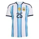 Youth Argentina National Team Facundo Medina ＃25 White Replica FIFA X World Cup 2026 Home Soccer Jersey