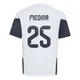 Youth Argentina National Team Facundo Medina ＃25 White Replica FIFA X World Cup 2026 Tiro Away Training Soccer Jersey