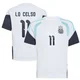 Youth Argentina National Team Giovani Lo Celso ＃11 White Replica FIFA X World Cup 2026 Tiro Away Training Soccer Jersey