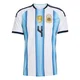 Youth Argentina National Team Gonzalo Montiel ＃4 White Replica FIFA X World Cup 2026 Home Soccer Jersey