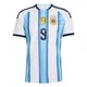 Youth Argentina National Team Julián Álvarez ＃9 White Replica FIFA X World Cup 2026 Home Soccer Jersey