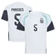 Youth Argentina National Team Leandro Paredes ＃5 White Replica FIFA X World Cup 2026 Tiro Away Training Soccer Jersey