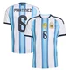 Youth Argentina National Team Lisandro Martínez ＃6 White Replica FIFA X World Cup 2026 Home Soccer Jersey