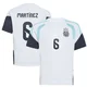 Youth Argentina National Team Lisandro Martínez ＃6 White Replica FIFA X World Cup 2026 Tiro Away Training Soccer Jersey