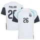 Youth Argentina National Team Nahuel Molina ＃26 White Replica FIFA X World Cup 2026 Tiro Away Training Soccer Jersey