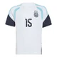 Youth Argentina National Team Nico González ＃15 White Replica FIFA X World Cup 2026 Tiro Away Training Soccer Jersey