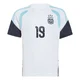 Youth Argentina National Team Nicolás Otamendi ＃19 White Replica FIFA X World Cup 2026 Tiro Away Training Soccer Jersey